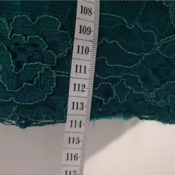Jadore Size 14 Teal Knee Length Lace Women's Pencil Dress New With Tags - Picture 11 of 12
